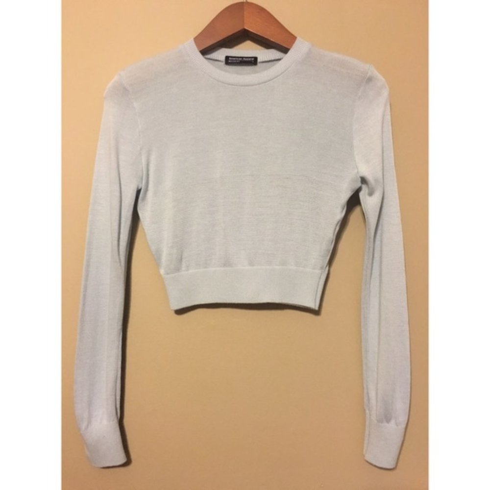 American Apparel Lightweight Cropped Sweater SML